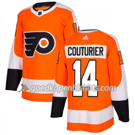 Philadelphia Flyers Sean Couturier 14 Adidas 2017-2018 Oranje Authentic Shirt - Mannen